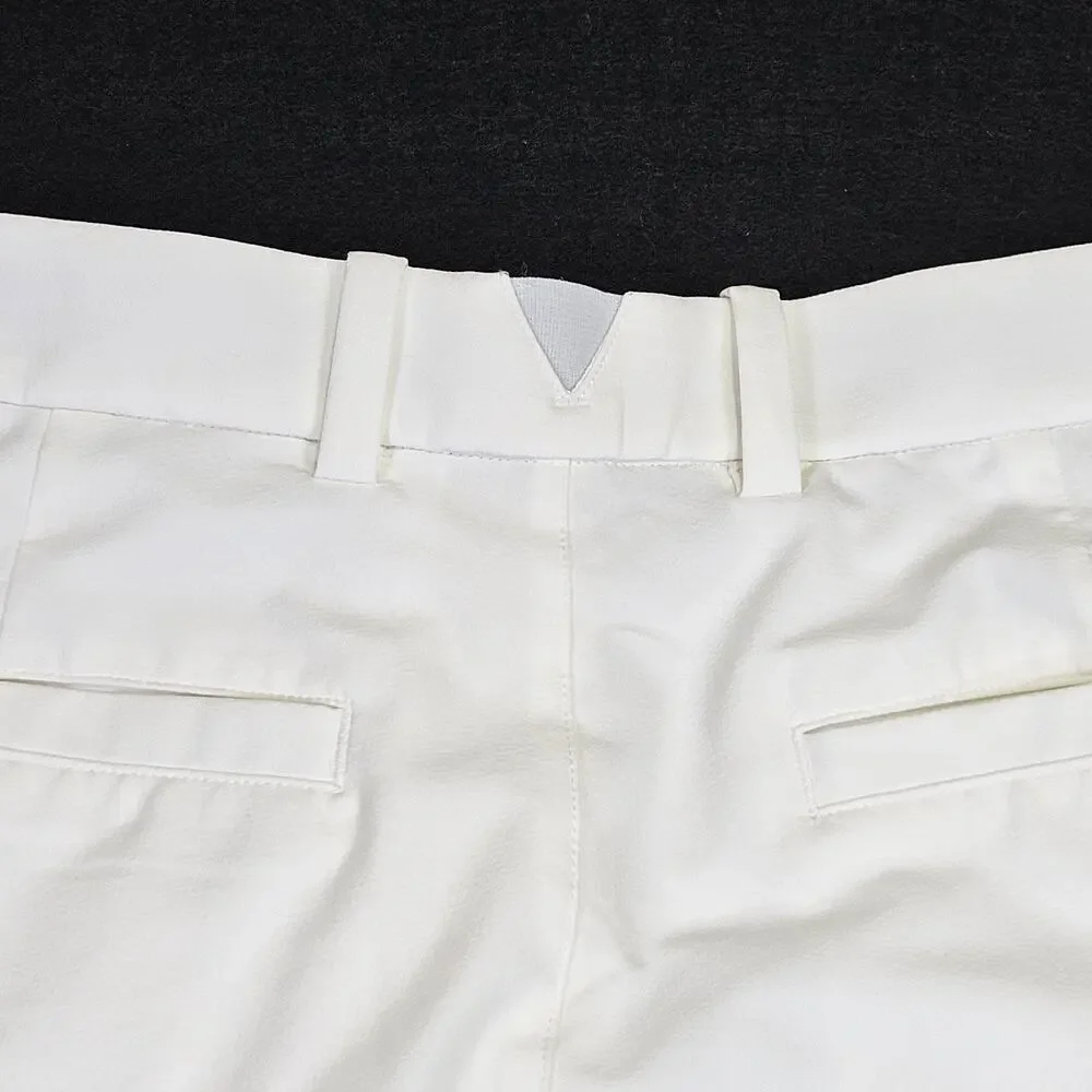 Nike Golf Victory Shorts Mens 33 M White Resortwear Stretch Performance FZ7637